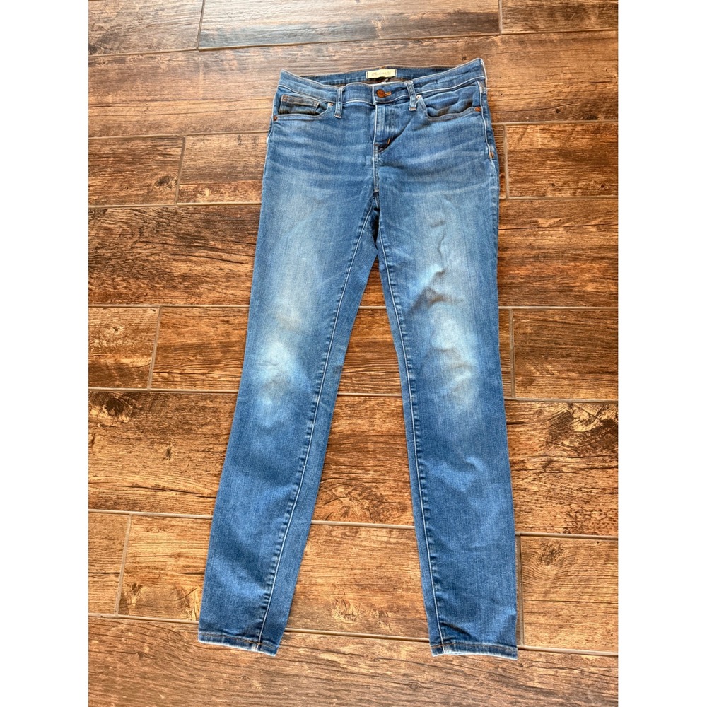 Madewell‎ 8 Inch Skinny Jeans Medium Wash Blue Denim 29t